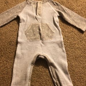Mud Pie light blue gray stars Onesie